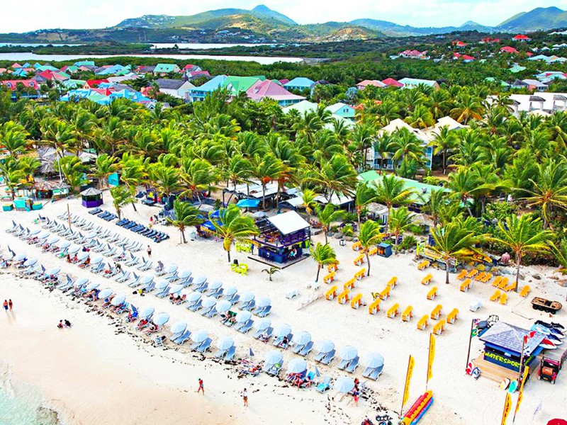 Saint-Martin Baie Orientale avant l'ouragan Irma