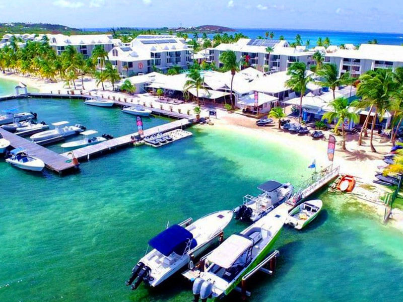 Saint-Martin Marina Baie Nettle avant l'ouragan Irma