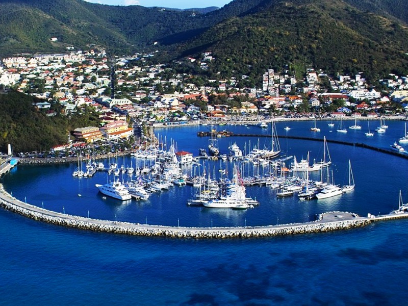 Saint-Martin Port de Marigot avant l'ouragan Irma